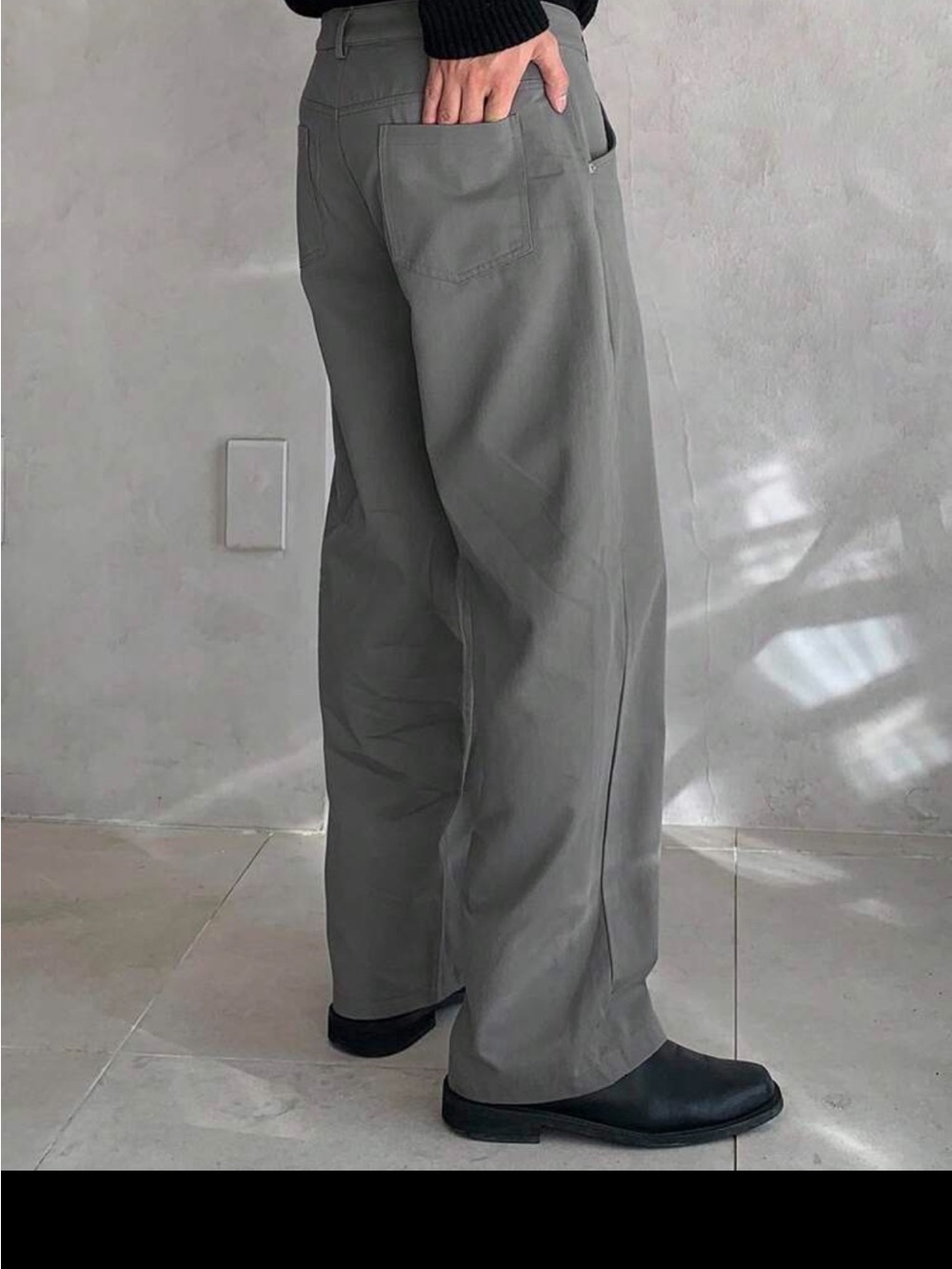 Shein DAZY Men's Solid Color Casual Pants, Street Style Size Small 29, 30 - Picture 7 of 8